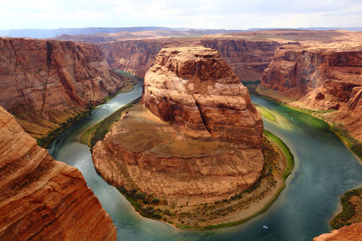 马蹄湾 Horseshoe Bend 科罗拉多河大拐弯，亚利桑那佩吉